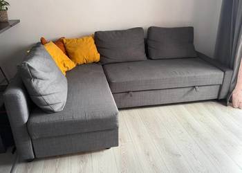 Narożnik szary z funkcją spania