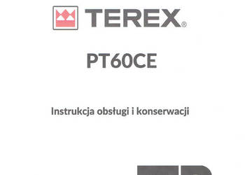 Instrukcja obsługi DTR ładowarki gąsienicowej TEREX PT60CE