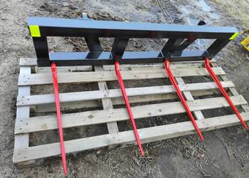 Sprzedam podwójne widły do bel siana,słomy euroramka