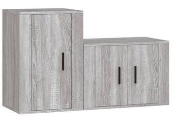 Zestaw 2 szafek pod TV szary dąb sonoma WM-3188452