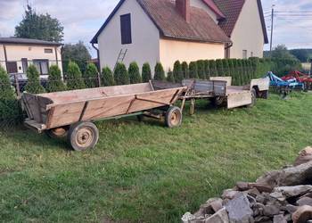 Wóz fura za ciągnikiem kompletna gruby materiał polecam