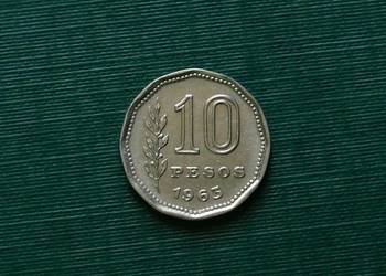 ARGENTYNA - 10 peso (1963r.)