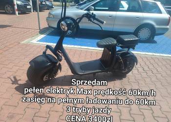 Hulajnoga elektryczna e-Scoter Harley 2 osobowa