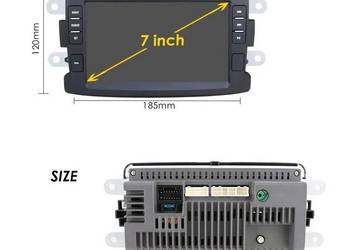 Radio 2din Android 12 Dacia Duster Logan Sandero Renault Cap