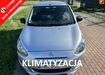 Mitsubishi Space Star Benzyna, klimatyzacja, isofix, niski przebieg, CD, o…