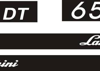 naklejki na traktor ciągnik LAMBORGHINI 654 DT