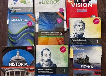 Sprzedam podręczniki do klasy technikum i liceum