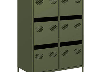 Szafka oliwkowa 68x39x1015 cm stal WM-851224