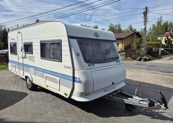 Przyczepa kempingowa Hobby Exellence 495 DMC 1100 kg MOVER, Autopoziom