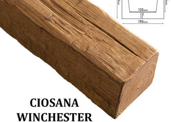 Belka Rustykalna Ciosana 19x17 cm WINCHESTER