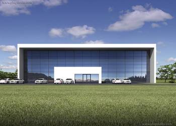 PS-BR-510-30 NOWOCZESNY BUDYNEK USŁUGOWY, BIUROWIEC, SKLEP projekt