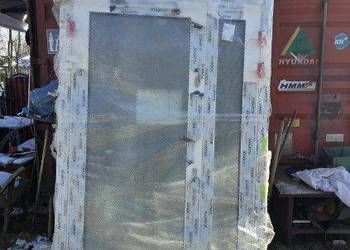 Drzwi wejściowe, szklo bezpieczne aluminiowe  ciepłe