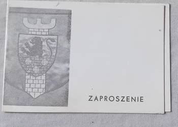 Zaproszenie na uroczystość nadania szkole imienia patrona. Koźminek, 1976 r