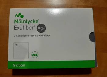 Mölnlycke Exufiber Ag+ opatrunek na rany 5 sztuk