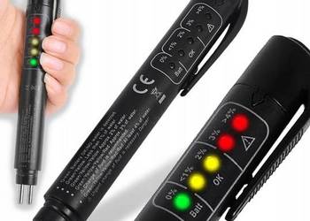 TESTER PŁYNU HAMULCOWEGO DLA DOT 3 / DOT 4 / DOT 5 LED MIERNIK STĘŻENIA