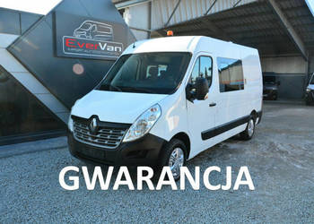 Renault Master średniak 7 osobowy brygadówka doka 130KM pełna opcja