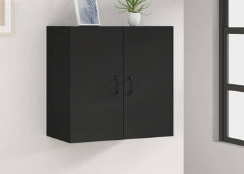 Szafka wisząca czarna 60x31x60 cm materiał drewnopochodny WM-812898