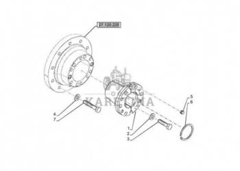 New Holland T6070 Piasta 47731150