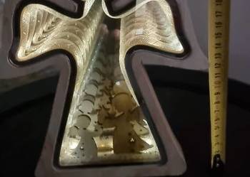 Aniołek drewniany led