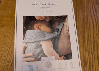 Baby Bjorn baby carrier mini airy mesh nosidło nosidełko