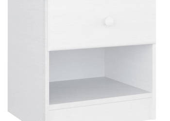 Szafka nocna ALTA biała 41x35x41 cm drewno sosnowe WM-353914