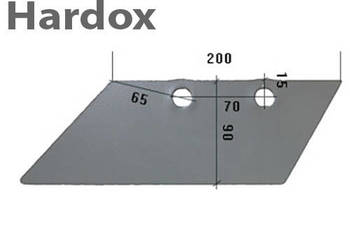 Lemiesz przedpłużka HARDOX 26017/L MS1 do pługa NIEMEYER