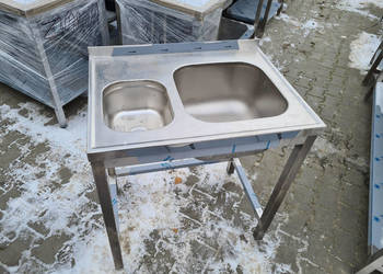 Zlew Gastronomiczny 2 Komorowy 80/60/85 NOWY