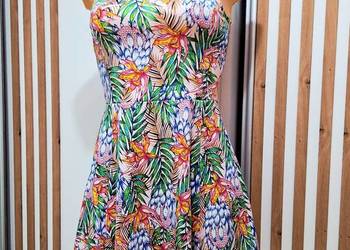 XS-S Sukienka lato kwiaty z H&M ,nowa