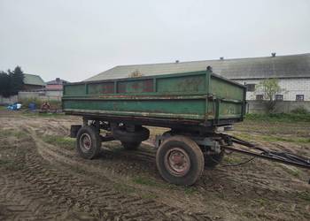 Przyczepa wywrotka 2 strony Hl6011 rolnicza 6 ton