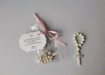 Podziękowania Komunia Dziewczynka – Różaniec Ecri A1