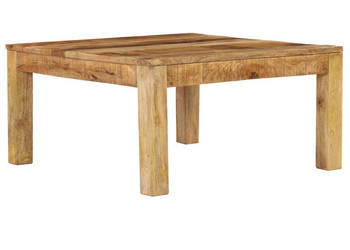 Stolik kawowy z litego drewna mango 80 x 80 x 40 cm WM-246701