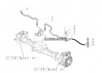 New Holland T6010 Linia hamulcowa 87587725