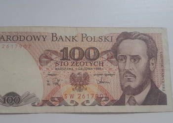 100 zł SW 1988 Ludwik Waryński