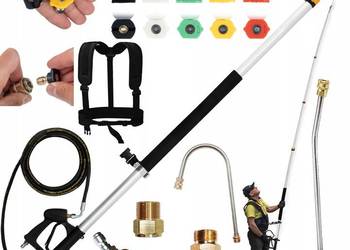 Lanca Teleskopowa do Myjki Ciśnieniowej – 1,5m-6,3m | 4000 PSI