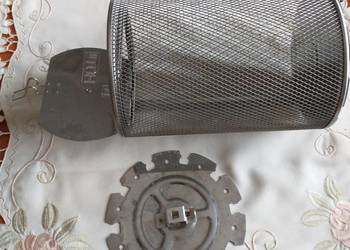 Kosz grilowy do frytownicy + tarcza do szaszłyków