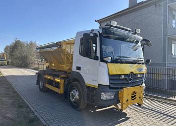 Mercedes Atego III 2015 4x2 piaskarka solarka econ euro 6 pług