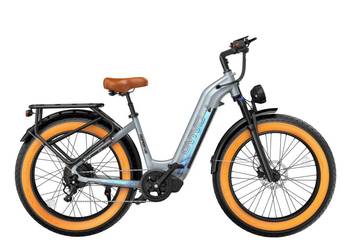 Rower elektryczny OVIVO HYPER V6 szary silnik bafang 250W
