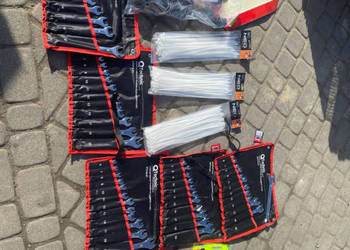 Zestaw NOWYCH narzędzi Tarcza NORTON, 5 kompletów kluczy płasko oczkowych,…