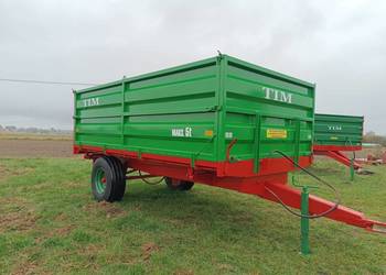 Przyczepa jednoosiowa wywrotka, 5ton, kiper