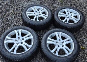 Komplet kół zimowych 5x114  mazda 6 alufelgi opony 205/60/16 jak nowe