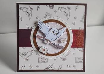 Kartka urodzinowa handmade Harry Potter