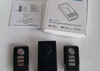 nowy alarm do samochodu, roweru, motocykla. KS-SF18R z 2 pilotami