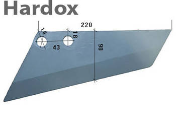 Lemiesz HARDOX 63421211/L agregat ścierniskowy RABE