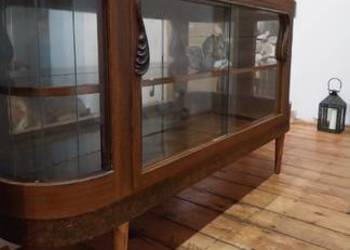 Retro komoda witryna barek stara biblioteczka przedwojenna drewniana