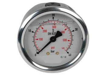 Manometr tylny 40 bar MG3-63 gwint 1/4"