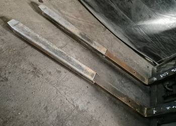Widły wysuwane, ze zintegrowanymi przedłużkami 120cm -- 200cm, 3A 3500kg