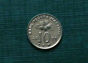 MALEZJA - 10 senów, 2001r