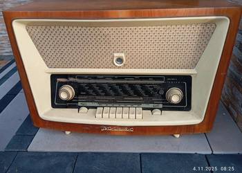 Radio retro drewniane PRL