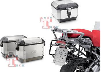 ZESTAW 3 KUFRÓW+ STELAŻE 2SZT BMW  GS 1200 04-2012