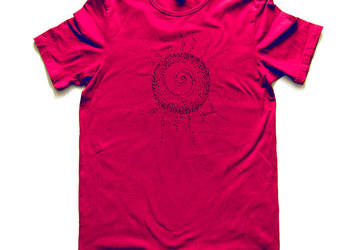 Bordowa koszulka L, bordowy tshirt L, elastyczna koszulka